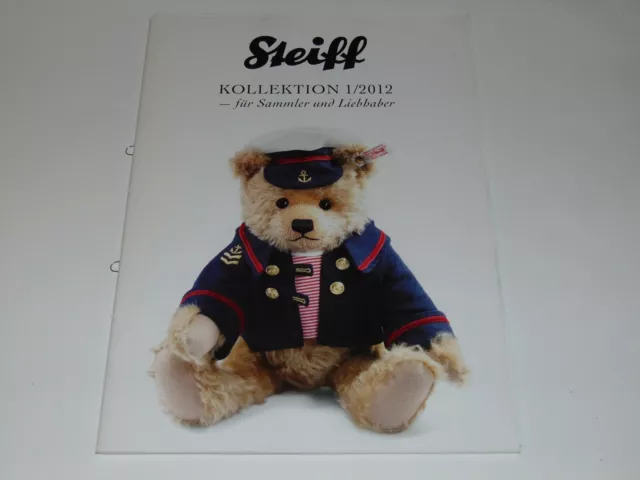 STEIFF Kollektion 1/2012 - Teddybären Katalog - 36 Seiten - mit Preisliste