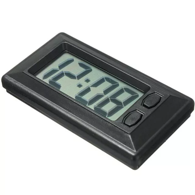 Ultra-Thin LCD Digital Display Dashboard Clock with Calendar For Home Car 2