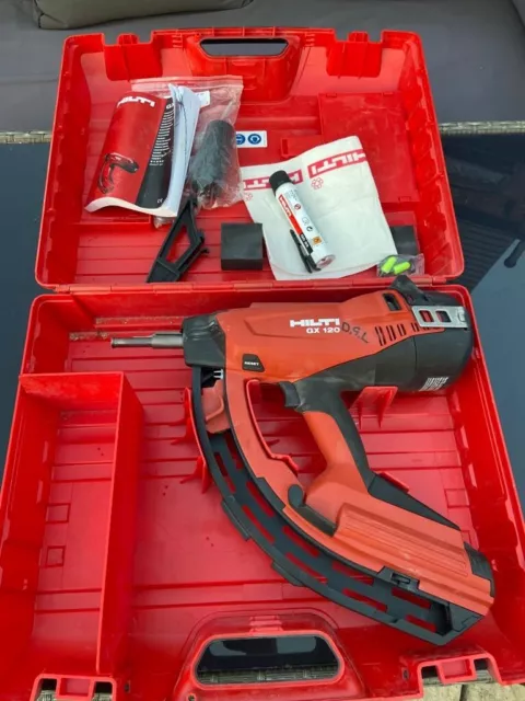 HILTI GX120 nail gun gas nailer Concrete/Steel Boxed With Manual Gas