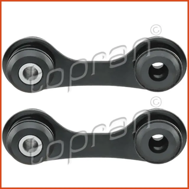 2 x TOPRAN KOPPELSTANGE PENDELSTÜTZE STABILISATOR SET HINTEN FIAT 3837646