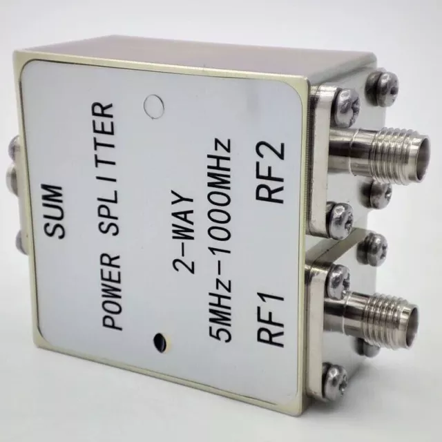 5MHz-1000MHz Wide Band RF Power Splitter 1 to 2 with SMA Female Connector