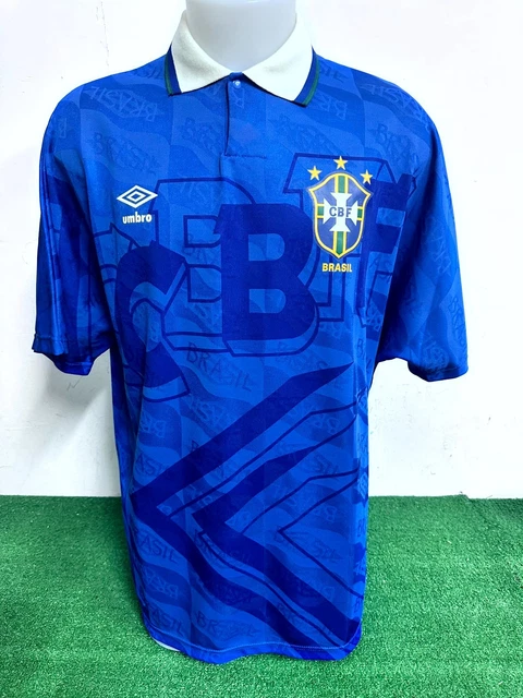 Maillot Brésil Vintage 1994-1995 - N°15 - VETTOR - Domicile - Jaune - Très Bon état