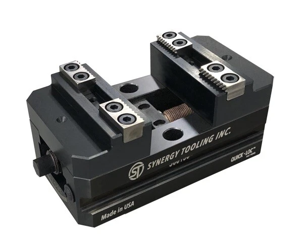Synergy  Self Centering Vise 75mm x 160 base length  with 16mm pull studs