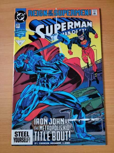 Superman The Man of Steel #23 Direct Market Edition ~ NEAR MINT NM ~ 1993 DC