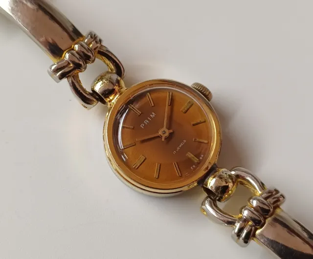 Vintage PRIM Mechanical Hand-Winding Women's Watch Made in Czechoslovakia