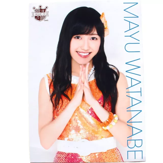 AKB48 CAFE Mayu Watanabe 56th A4 size poster AKB48 CAFE Mayu Watanabe 56th A4 size poster
