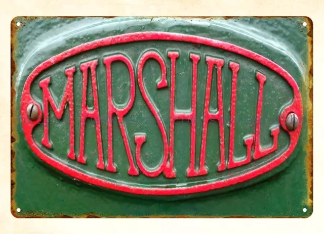 hanging artwork prints Marshall tractor Country Farm House metal tin sign