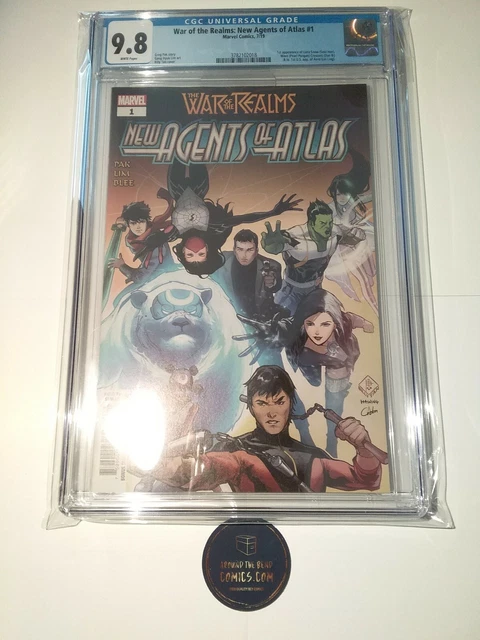 War of the Realms New Agents of Atlas #1 CGC 9.8 1st Luna Snow Aero MCU KEY