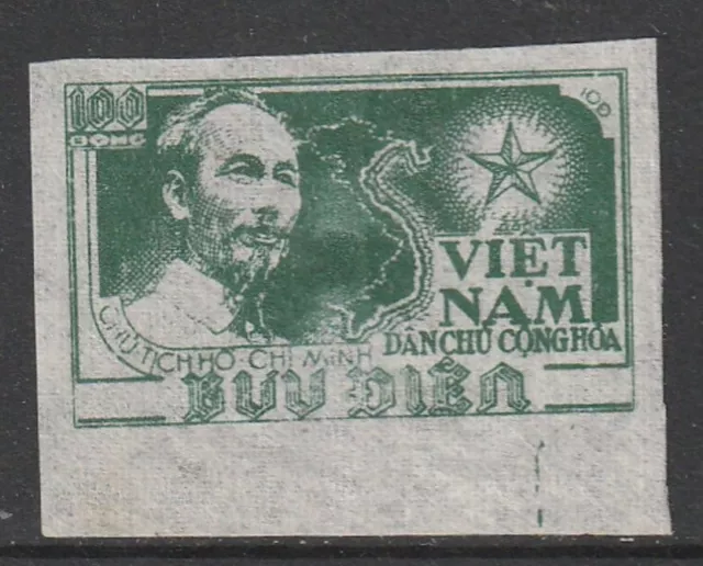 Vietnam Michel 5 B ""Ho Chi Minh"" 100 D. verde""/nuovo di zecca - o.G. (come speso)