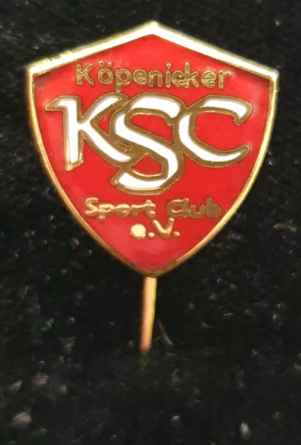 alte Anstecknadel Köpenicker SC KSC Berlin Fußball Badge Nadel Pin Ehrennadel