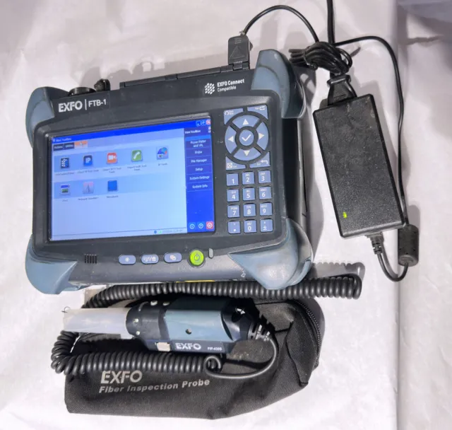 EXFO FTB-1-720-12CD-23B Handheld Quad OTDR  + FIP-430B INSPECTION TOOL