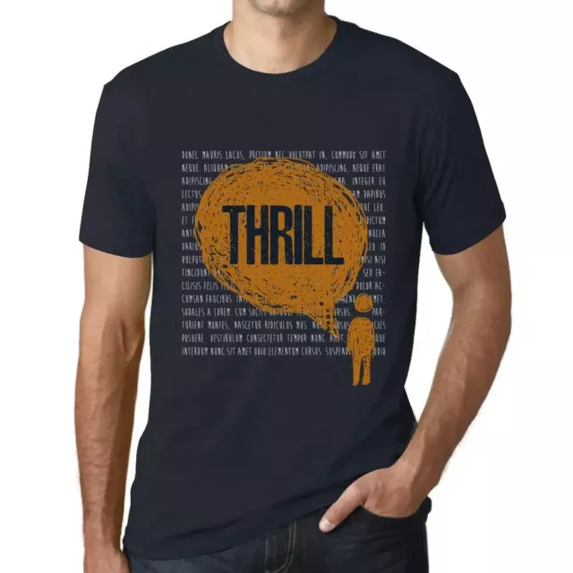 Camiseta Estampada para Hombre Pensamientos Emocionantes – Thoughts Thrill