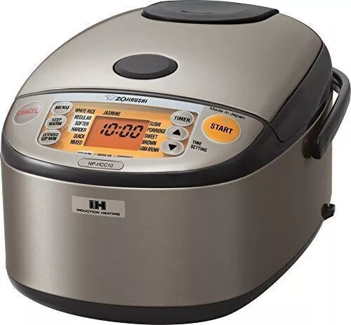 Zojirushi NP-HCC10 Induction Heating System Rice Cooker and Warmer
