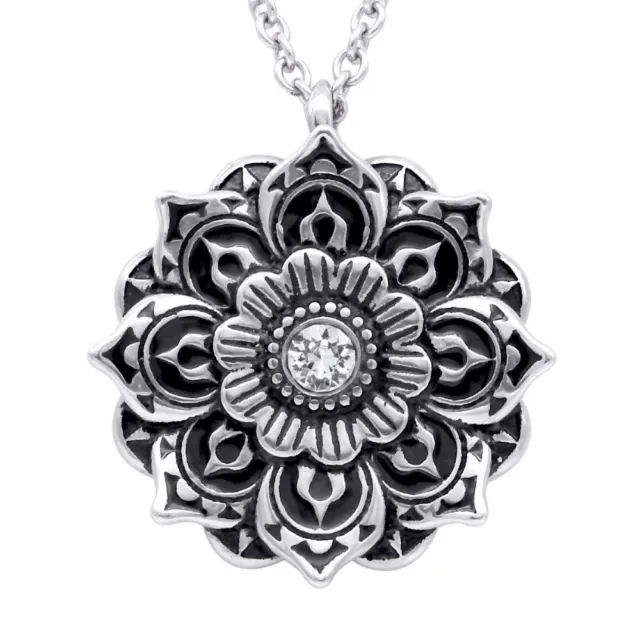 Mandala Necklace Yoga Pendant with Crystal Jewelry By Controse