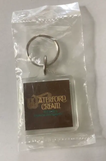 Waterford Authentic Irish Cream Liqueur Vintage Keychain