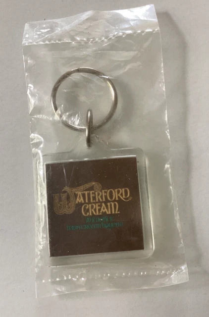 Waterford Authentic Irish Cream Liqueur Vintage Keychain