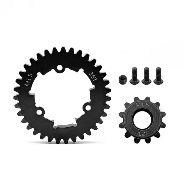 Pour TRAXXAS X MAXX 1/5 XRT 6S 8S 1.5 MOD CARBON STEEL SPUR+ PINION GEARS 35T 2