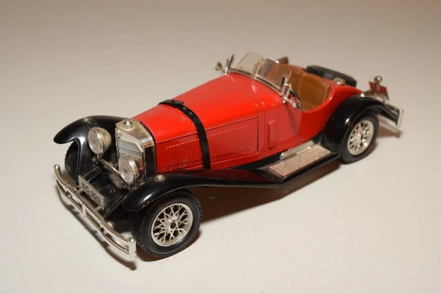 Ww 1:24 Bburago Burago Mercedes-Benz Ssk Red Black Excellent Condition