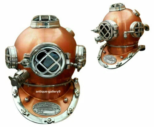 Morse Antique Boston Morse Diving Helmet US Navy Mark V Deep SCA Scuba DY29