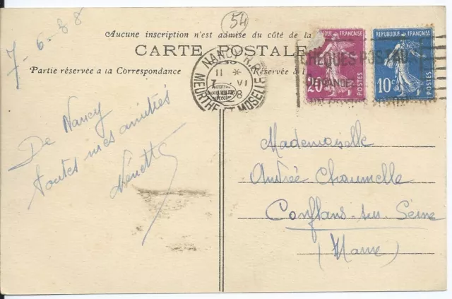 CPA 54 - NANCY - Place de la Carrière - Government Palace 2