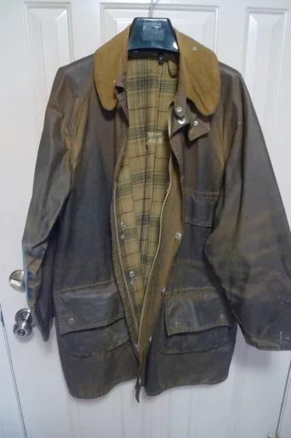 BARBOUR- SOLWAY Wax Cotton Jacket - Size 40 - Vintage- Pre Crest Label ...