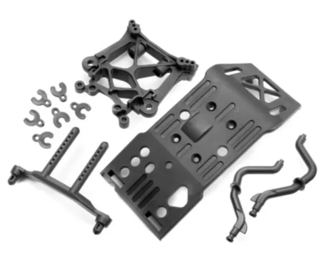 Hobby Products Intl. 85234 Skid Plate/Body Mount/Shock Tower Set Savage X