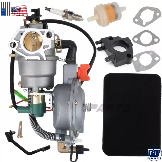 Dual Fuel LPG / NG Conversion Carburetor Kit For 4.5 KW to 10 KW Generators