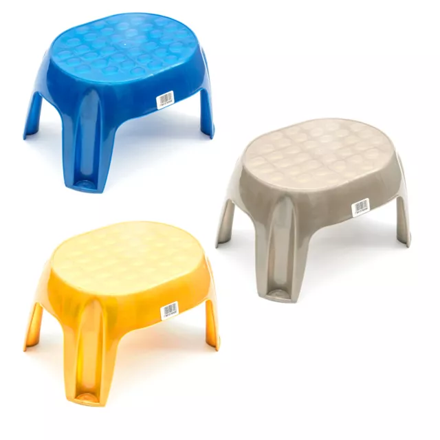 Strong Plastic Colour Foot Step Stool Non-Slip Lightweight  Kids Toilet Training