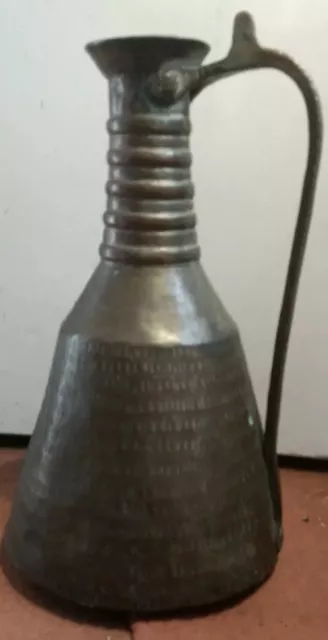 Antiker Kupferkrug Krug handgehämmerter Kupferkrug groß 51 cm, 4 kg Geschirr