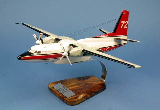 Fokker F-27 Friendship Conair Firefighter Desk Display Model 1/72 AV Airplane
