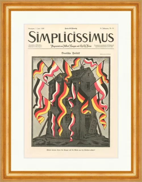 Titelseite der Nummer 10 von 1926 Erich Schilling Politik Simplicissimus 1594