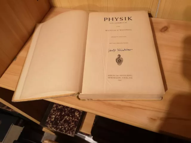 Westphal, Wilhelm H. : Physik. Ein Lehrbuch 1947