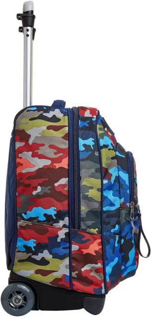 Trolley Zaino SEVEN, scuola primaria e secondaria, colore camouflage 3