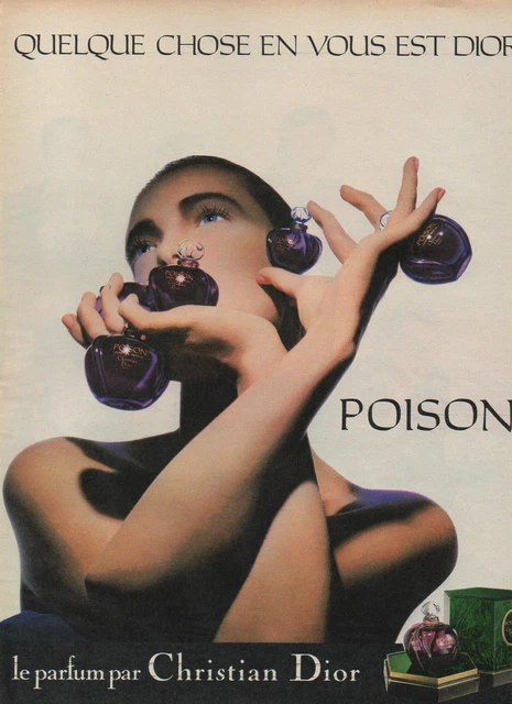 Publicité Advertising  //  POISON  le parfum de Christian D...