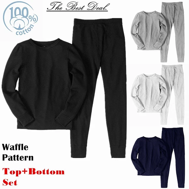 Military-Style Wool Blend Thermal Underwear - Wallace Beery Long Johns, Size Small, 50/50 Wool-Cotton