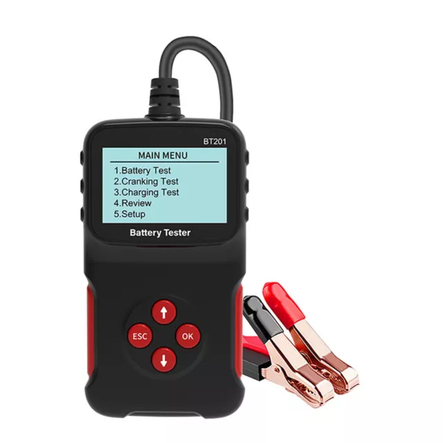 12V Auto KFZ Batterietester Testgerät Prüfer Ladesystem Analyzer für SUV Marine