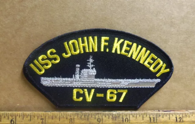 US NAVY - USS John F. Kennedy CV-67 Embroidered Patch $14.89 - PicClick