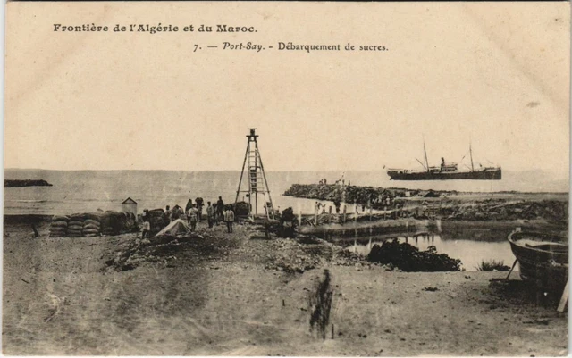 CPA AK MOROCCO PORT-SAY Sugar Landing (31519)