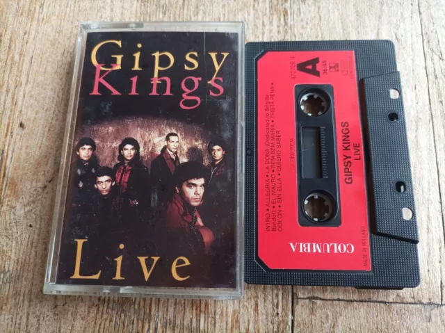 Gipsy Kings Live Cassette Audio Tape K7 Mc