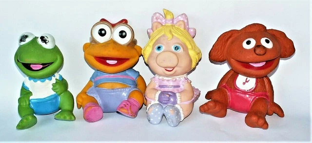 Vintage Jim Hanson MUPPET SHOW BABIES Kermit the Frog Miss Piggy Scooter Scooter