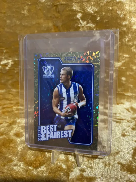 2010 AFL Select Herald Sun Best & Fairest Andrew Swallow North Melbourne FC BF10