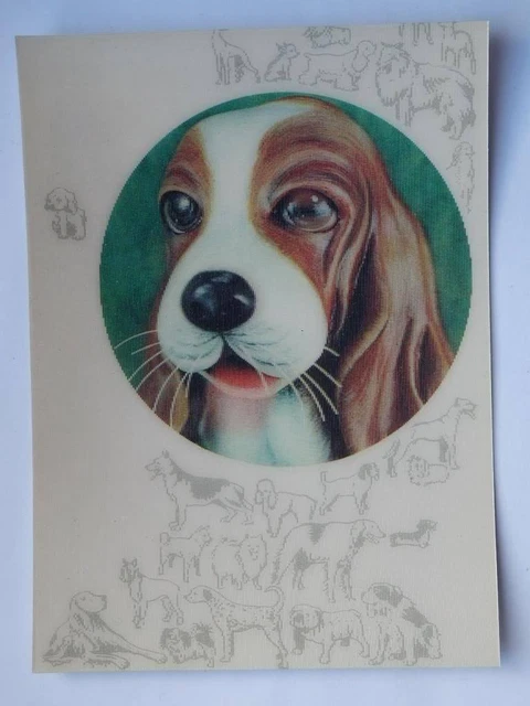 CANE DOG LENTICULAR 3D Toppan vintage old postcard EUR 4,99 - PicClick IT