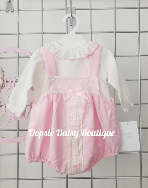 Girls Pink Ribbon Romper & Blouse Sets