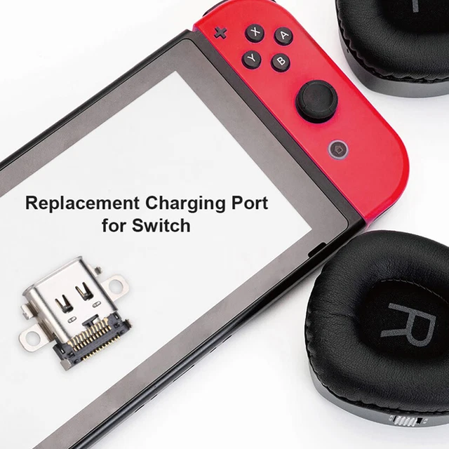 1PCS Game Console Ersatz USB C Ladeanschluss Ladegerät Socket Zubehör -PH