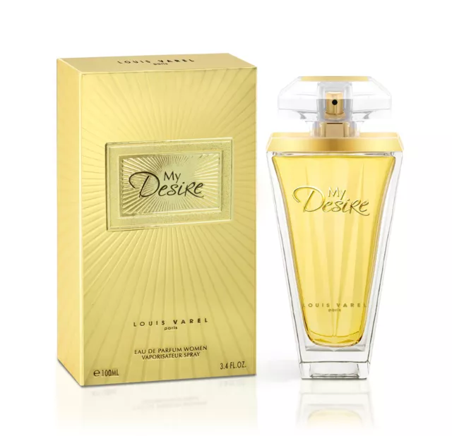 My Desire by Louis Varel 100ml EDP Spray - Free Express Shipping