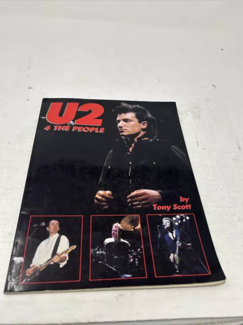 U2 4 THE PEOPLE 1985 BY TONY SCOTT CHERRY LANE 1ST #8647 Vintage Soft Book Bono