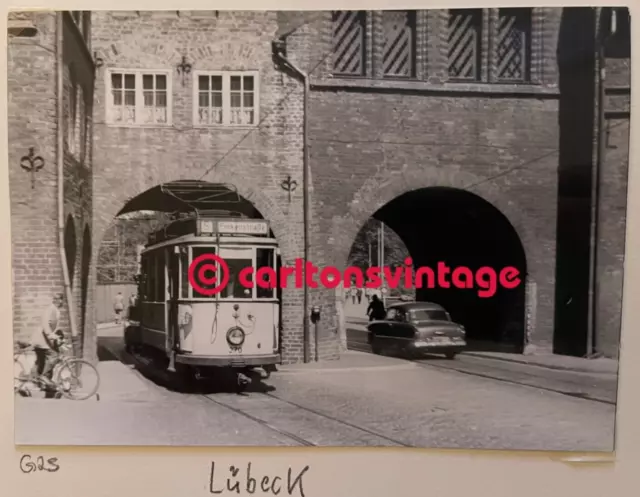 Tw 270 Lübeck Finkenstraße I historisches Straßenbahn Tram Foto