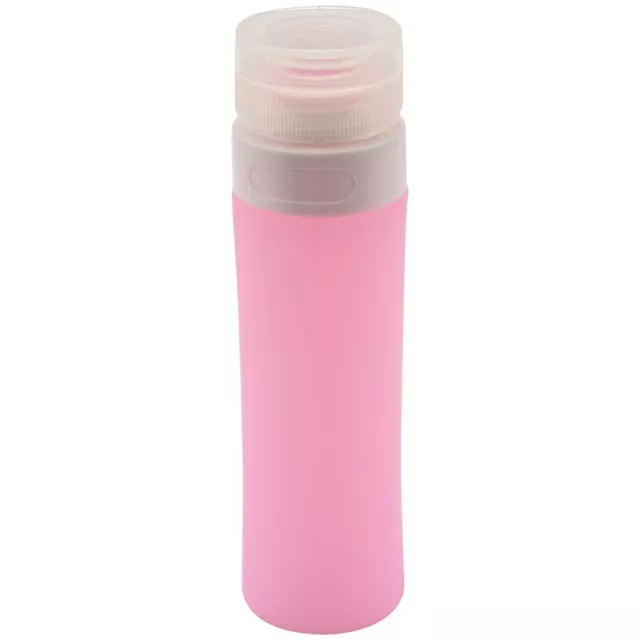 Hot! Portable Refillable Silicone Bottle Travel Lotion Shampoo Bath4659