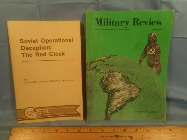 1980s Military Review  & Soviet Operational Deception The Red Cloak Army Manuals