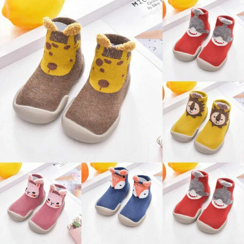 Calze invernali calde bambina bambini bambini pantofole antiscivolo scarpe di cotone bambini